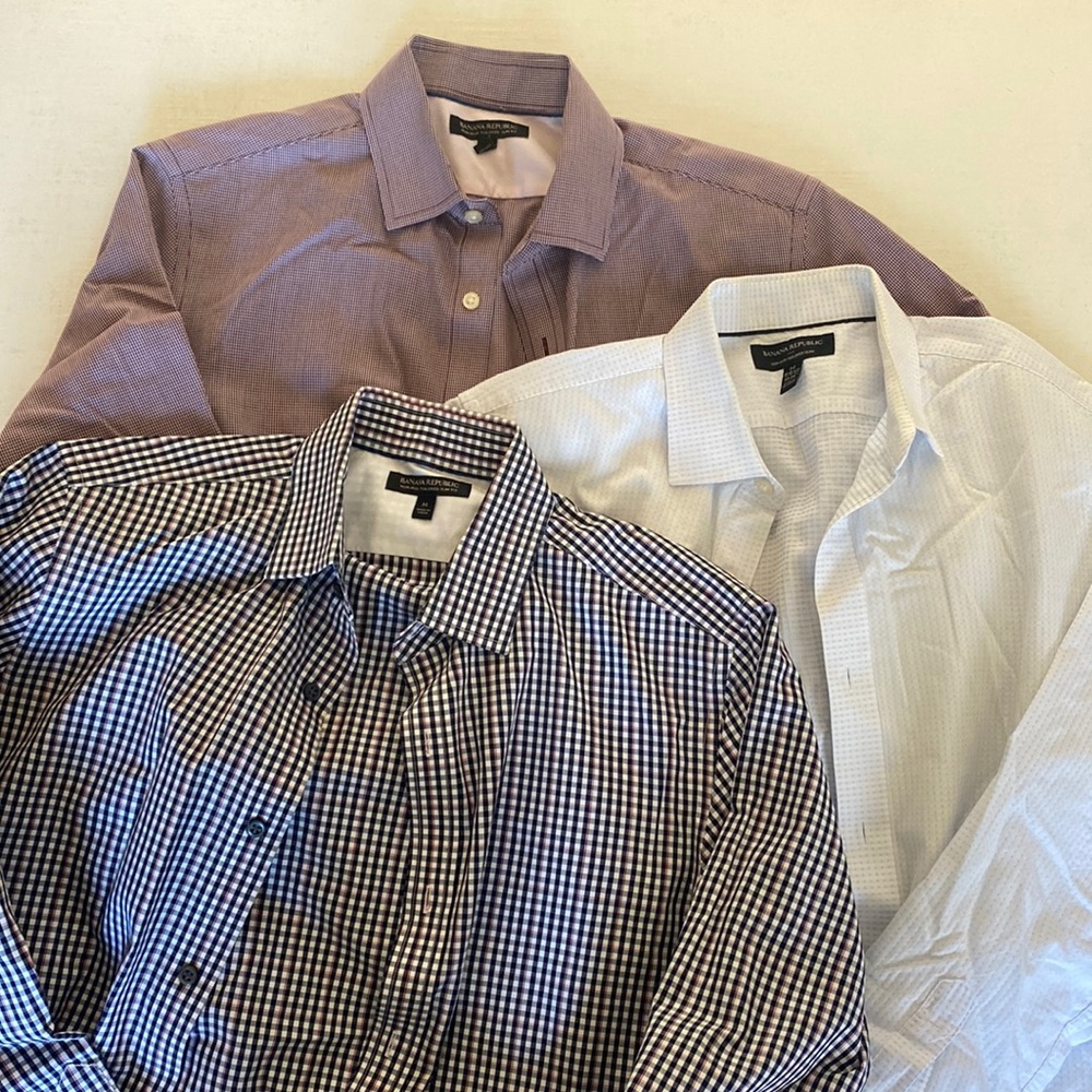 banana republic slim fit dress shirts